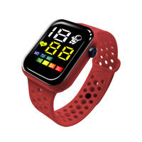 Montre électronique LED en gros d'usine, montre carrée minimaliste, montre de sport pour étudiants, montre numérique pour femmes, hommes et enfants