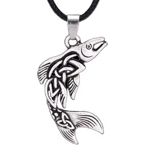 classic popular available mould tooling metal celtic fish charm tag pendant jewelry