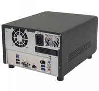 Serveur NAS de stockage compact de bureau à 2 baies Hotswap J4105 4 cœurs M.2 128 Go 4 Go de RAM Ventilateur en alliage d'aluminium Format ATX NAS02-J41 En stock