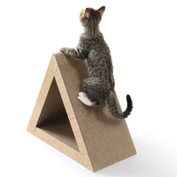 Abnehmbares Dreieckiges Katzen-Kratzbrett Katzen-Lounge-Bett Haustierzubehör
