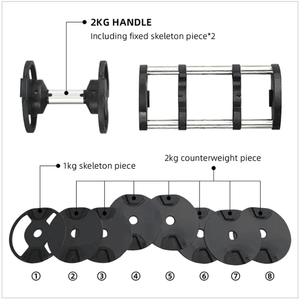 Juego de Mancuernas Ajustables de Fábrica para Gimnasio <span class=keywords><strong>en</strong></span> <span class=keywords><strong>Casa</strong></span>, Equipo de Entrenamiento de Fuerza con Mancuernas, Mancuernas Inteligentes con Peso Ajustable, Venta al Por Mayor - Product Image 5