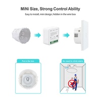 Module de commutation intelligent WiFi MINI Tuya, relais minuterie compatible avec Alexa Google Home PST-AP-SMT
