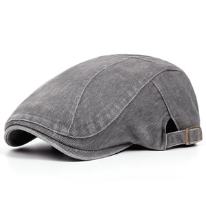Mũ lưỡi trai vải bố kiểu Anh chất lượng cao, may đo theo yêu cầu, dành cho nam và nữ, kiểu dáng retro, phong cách Ivy - Product Image 6