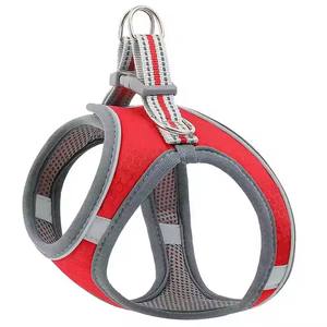 Preço por atacado Novo Design Nylon Reflexivo Respirável Ajustável <span class=keywords><strong>Dog</strong></span> <span class=keywords><strong>Harness</strong></span> Adequado para <span class=keywords><strong>Dog</strong></span> Training - Product Image 4
