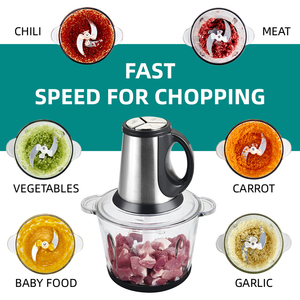 Meilleur Robot Culinaire Multifonctionnel en Acier Inoxydable pour Légumes et Viandes, Trancheuse pour Usage Domestique en Cuisine, Garantie 1 An, Viande Rouge - Product Image 5
