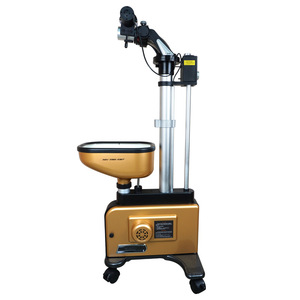 Machine à servir des balles de tennis de table Y&T V-988, sur pied, automatique, avec filet de récupération - Product Image 2
