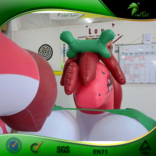 Hongyi Pink Inflatable Lying Dragon - Soft and Bouncy Toy