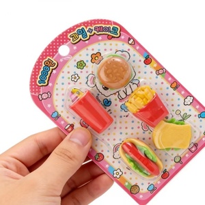 Útiles Escolares de Goma con Diseño de Personajes de Comida, Logotipo Personalizado, Papelería Escolar Kawaii para Niños, Borrador de Lápiz Creativo y Bonito - Product Image 5