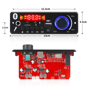 JX-X1 160W Bluetooth <span class=keywords><strong>MP3</strong></span> Placa Decodificadora APE 12V 80W Manos Libres Micrófono de Audio para Coche Mini DIY 12V USB TF Radio FM Música para Coche - Product Image 6