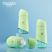 Flacon pulvérisateur cosmétique vide en plastique PET de luxe personnalisé, 60, 80, 100 ml, flacon pompe pour lotion corporelle et visage, emballage pour soins de la peau