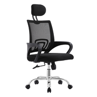 Chaise de bureau ergonomique en maille avec accoudoirs fixes pour personnes en surpoids, cadre noir et blanc, inclinaison et levage électriques, design moderne