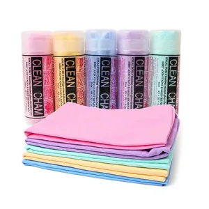 Per uso domestico super decontaminazione assorbente asciugamano in pelle scamosciata per la pulizia del vetro asciugamani di cotone