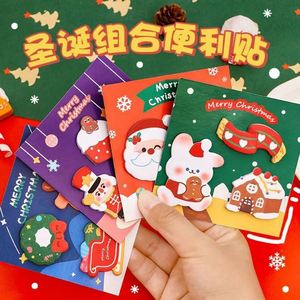 Brightly Colored Christmas Self-Adhesive <b>Memo</b> <b>Pads</b> Cute Gift Notes for Learning Office Supplies Record <b>Memos</b> Decorations - Product Image 2