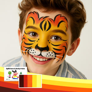 Forniture professionali per bambini vernice per il viso pittura per il corpo pittura ad attivazione dell'acqua del viso per il truccatore di Halloween - Product Image 1