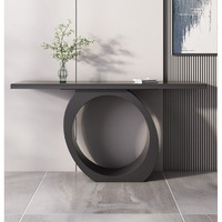 Console Moderne Simple et Luxueuse en Fer Forgé Décoratif pour Entrée ou Salon