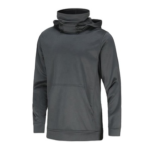 Fournisseur de sweat-shirts à capuche en polaire respirant de haute technologie pour hommes, personnalisés, avec masque, couleur unie, sweat-shirt à capuche uni - Product Image 3