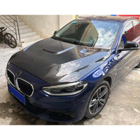 Capot moteur en fibre de carbone style GTS pour BMW Série 1 F52 2013-2019, capot modifié, couvercle de moteur, style de carrosserie automobile, pièces automobiles