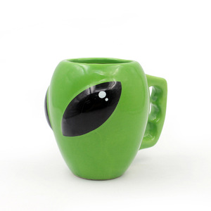 Alien Céramique 3D Mug Creative Green Alien Coffee Cup Personnalisé Cartoon Exquisite Drinkware for Tea Coffee for Restaurants - Product Image 4