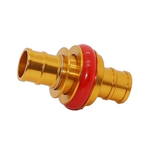 Raccord rapide pour équipement incendie d'usine DN65, coupleur de tuyau d'incendie Machino 2,5 pouces en laiton/aluminium 1,6 MPa