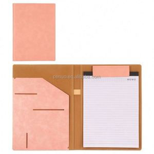 Multifunctional <b>A4</b> Leather Document File Folder Business Information Signing Talk Single Cortex Meeting Pad Board - Product Image 1