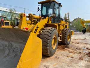 Tracteur Caterpillar CAT966h à chargeur frontal d'occasion avec composants Komatsu Core Moteur CAT et Kawasaki Hydraulique - Product Image 3