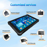 Tablet Robusta OEM de 10 Pulgadas con Android 15, Resistente al Agua y a los Golpes, 5G, NFC, para Logística de Almacén, Inventario y Operaciones de Campo