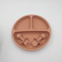Offre Spéciale : Assiette Bébé en Silicone à Ventouse avec Compartiments – Vaisselle Enfant en Silicone