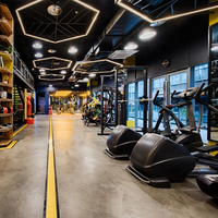 Service de conception de salle de sport à domicile clé en main, aménagement de salle de fitness sur mesure, équipement complet de salle de sport à domicile