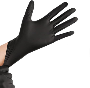 5mil 4mil Zwarte Nitril Handschoenen Blauw 9 Inch Keuken Kapper Tattoo Shop Beauty Handschoen Op Maat Verpakt Latexvrij Zwarte Nitril Handschoenen - Product Image 5