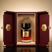 Botol Parfum Kaca Custom 30ml 50ml 100ml Kosong Isi Ulang dengan Kotak Kemasan Mewah Grosir Desain Logo Set Hadiah