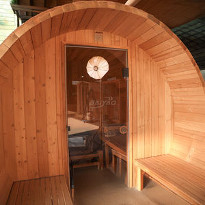 Sauna extérieur moderne de haute qualité pour villa, sauna <span class=keywords><strong>à</strong></span> sec, sauna <span class=keywords><strong>à</strong></span> vapeur, 2-4 personnes, bois massif, poêle finlandais <span class=keywords><strong>à</strong></span> bois, panoramique - Product Image 3