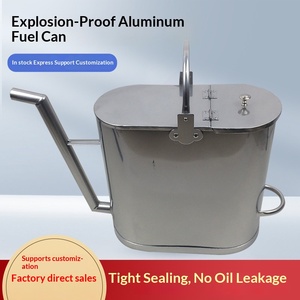 Bidon de ravitaillement antidéflagrant en aluminium avec bec long, seau de mesure pour diesel, capacité 20 litres, marque PetroChina, avec échelle graduée - Product Image 4