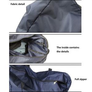 Factory Promotion Reusable Grocery <b>Bags</b> Waterproof Large Storage <b>Bag</b> Folding <b>Nylon</b> <b>Tote</b> Foldable Shopping <b>Bag</b> With Zipper - Product Image 3