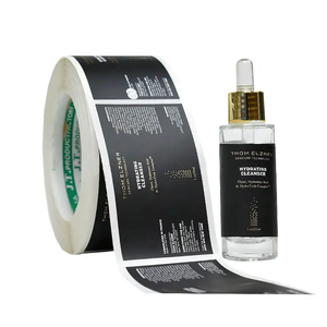 Etiquetas de embalaje de cosméticos personalizadas que imprimen etiquetas de cuidado de la piel completas de plata caliente pegatinas de vinilos impermeables cosméticos - Product Image 4