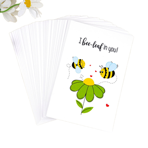Set di Buste per Biglietti d'Auguri Personalizzati con Illustrazioni di Animali ad Acquerello e <span class=keywords><strong>Tipografia</strong></span> in Lamina d'Oro Completamente Personalizzabile - Product Image 1