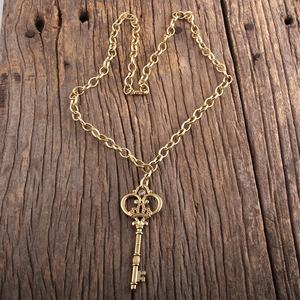 <span class=keywords><strong>Collana</strong></span> da Donna alla Moda Bohémien con Ciondolo a Forma di Corona, Foglia, <span class=keywords><strong>Coccinella</strong></span> e Chiave dell'Amore per San Valentino, Vendita all'Ingrosso - Product Image 6