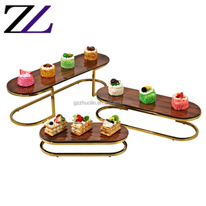 Free Standing Display <strong>Table</strong> Hall Tree Stainless Steel <strong>Outdoor</strong> Party Decoration Elegant Catering <strong>Buffet</strong> Metal Food Display Stand - Product Image 4