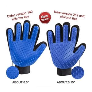 ترقية جديدة ، قفازات العناية بالحيوانات الأليفة ، قفازات سيليكون لإزالة الشعر ، فرشاة حمام قفاز فعال ، قفازات قفاز للكلاب والقطط - Product Image 3