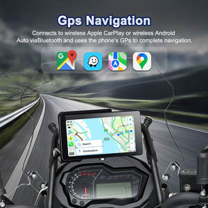 Système de Navigation <span class=keywords><strong>GPS</strong></span> Portable pour Moto <span class=keywords><strong>BMW</strong></span> R1200GS R1250GS, Étanche pour Extérieur, Écran Tactile USB avec Protection Solaire, Compatible CarPlay et Android Auto - Product Image 4