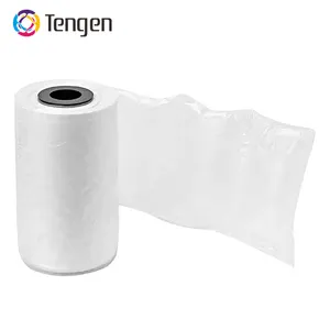 Super Factory Wholesale Transparent Inflatable Packaging Bags Plastic Air Cushion Bubble Film Roll