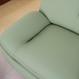 Sillón <span class=keywords><strong>reclinable</strong></span> eléctrico moderno de lujo con función de balanceo, cuero genuino cómodo y PU, adecuado para el dormitorio - Product Image 6