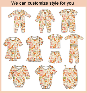 Set Pigiama in Bambù e Spandex per Neonati all'Ingrosso, Morbido Completo a Maniche Lunghe con Collo Tondo per Bambini e Bambine, <span class=keywords><strong>Abbigliamento</strong></span> per Neonati in 2 Pezzi - Product Image 6