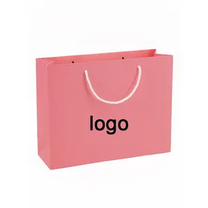 Customized Logo Printed Eco-Friendly Square Bottom Brown Kraft Paper Vegetables Fruits Grocery Bags gold foil logo Hot Stamping