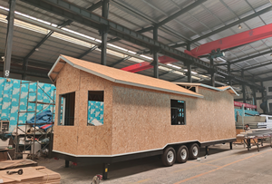 Modern Steel Structure Mini <strong>Trailer</strong> House Tiny Mobile <strong>Home</strong> for Vacation Rental Sea Forest Ready Ship Bedroom Living Room - Product Image 2