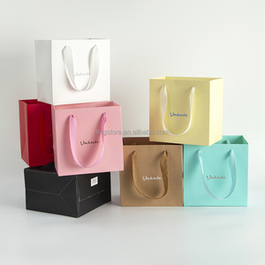 Bolsas de Papel Cuadradas al por Mayor de 10*6*10cm, Bolsas de Regalo para Frutas y Flores, Bolsas de Embalaje para Manualidades, Bolsas de Transporte con Base Ancha para Repostería y Comida para Llevar con Cinta - Product Image 5
