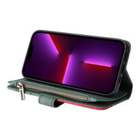 Étui de téléphone portefeuille multi-cartes en cuir de luxe pour iPhone 15 Pro 14 13 12 11 XS Max X XR 87 Plus