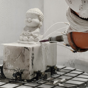 HUALONG Máy Móc 7 Trục CNC KUKA Robot Làm Điêu Khắc Đá Cẩm Thạch 3d Robot Máy Khắc Đá Granite Để Bán - Product Image 4