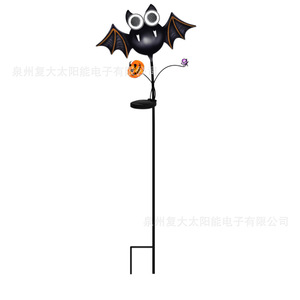 Lampe solaire LED en forme de chauve-souris pour Halloween, décoration de jardin extérieure, IP65, garantie de 2 ans - Product Image 5