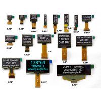 Pantalla OLED de 1.54 Pulgadas, Pantalla LCD de 128*64, Controlador SSD1309, Pantalla de Puerto Serial