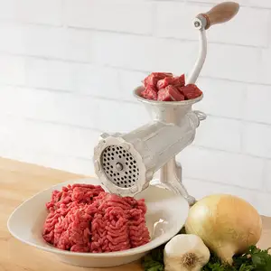 Moedor de carne manual portátil, para uso doméstico, carne e macarrão, misturador de alimentos